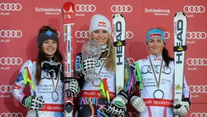 Lindsey Vonn (w środku)
