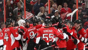 Hokeiści Ottawa Senators/fot. Jana Chytilova