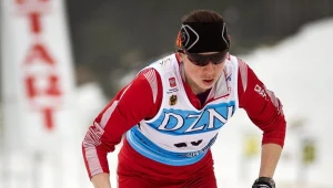 Kornelia Marek na trasie sprintu/fot. Maciej Kulczyński