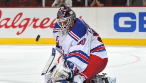 Henrik Lundqvist, bramkarz NY Rangers/fot. Christopher Pasatieri