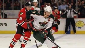 Mikko Koivu (na zdjęciu) strzelił gola na wagę zwycięstwa