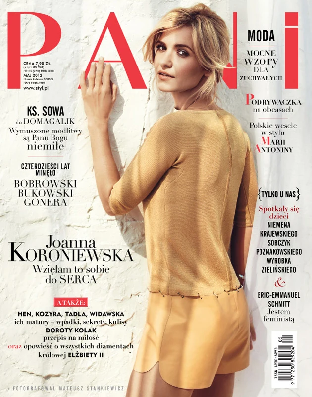 Joanna Koroniewska na okładce najnowszego numeru "Pani" Joanna Koroniewska na okładce najnowszego numeru "Pani"