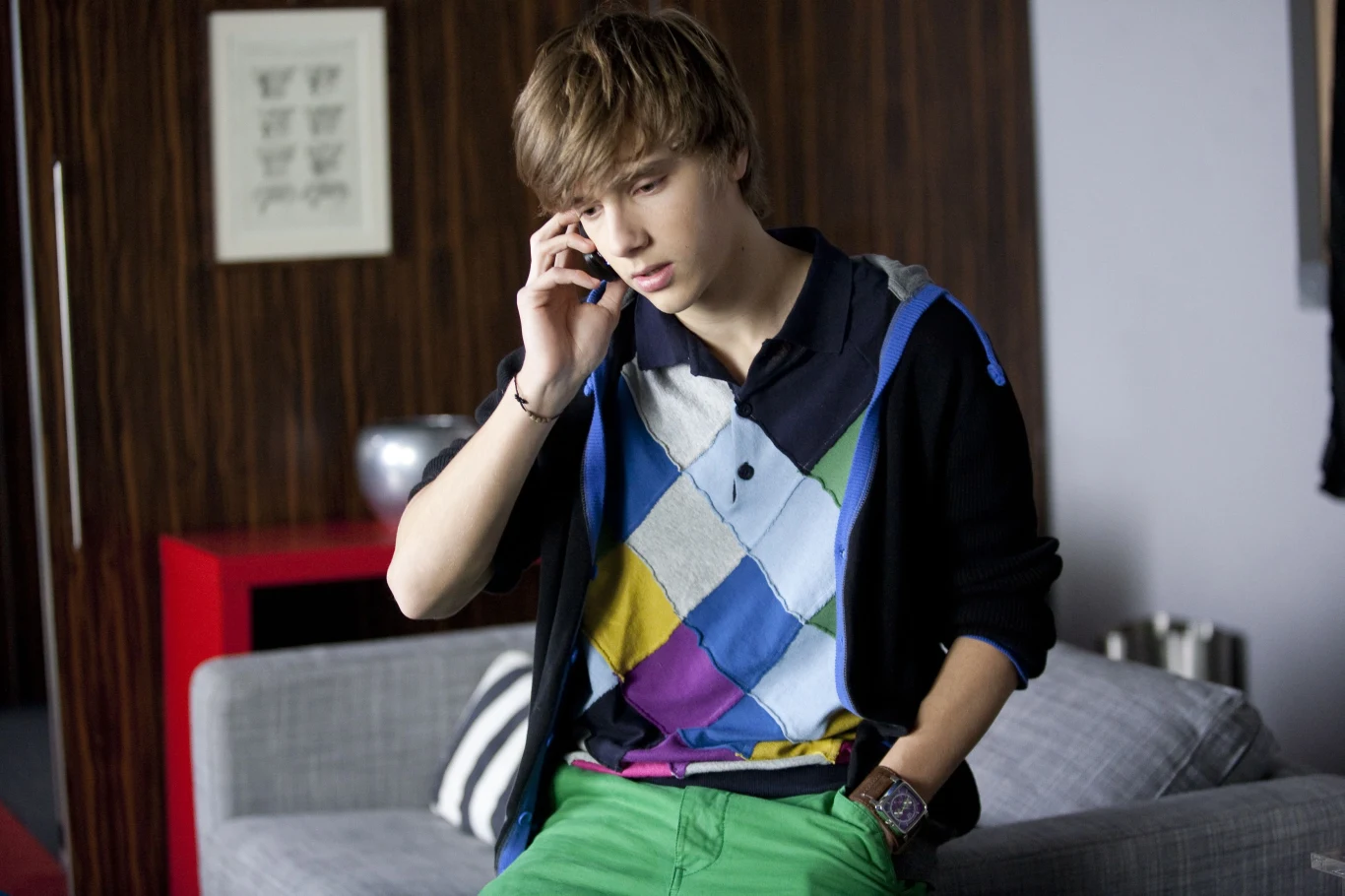 W "Hotelu 52" Maciej zagrał rozkapryszonego nastolatka, syna zamożnej pary