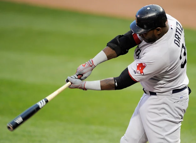 David Ortiz, leworęczny gracz Boston Red Sox 