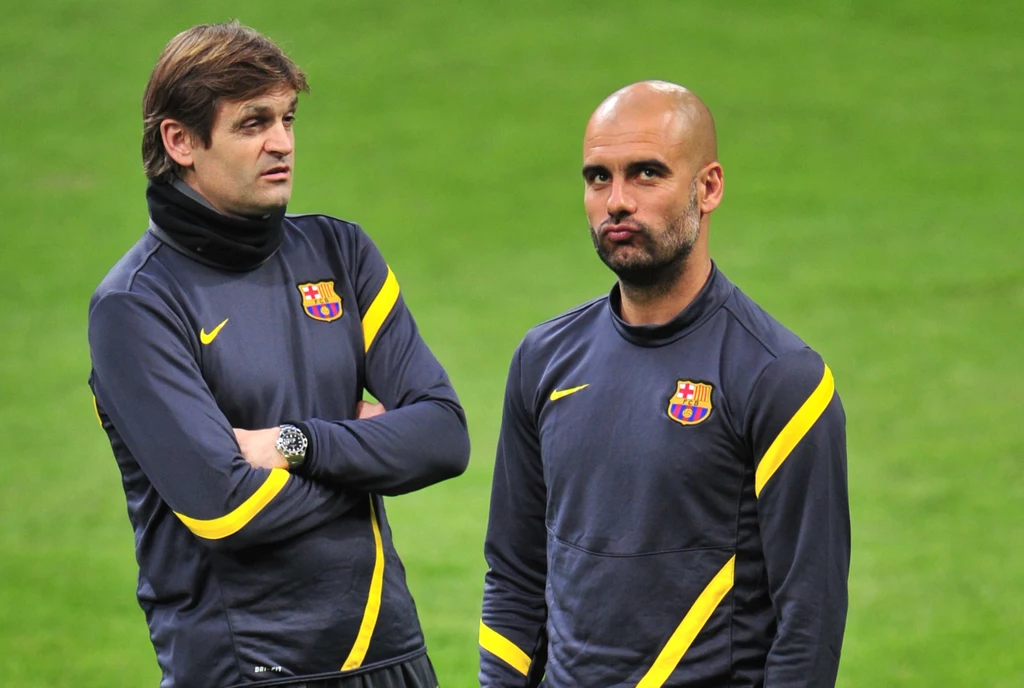 Tito Vilanova (z lewej) i Josep Guardiola Tito Vilanova (z lewej) i Josep Guardiola