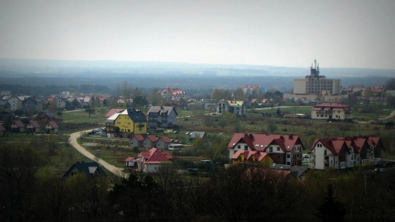 Widok ze szczytu latarni