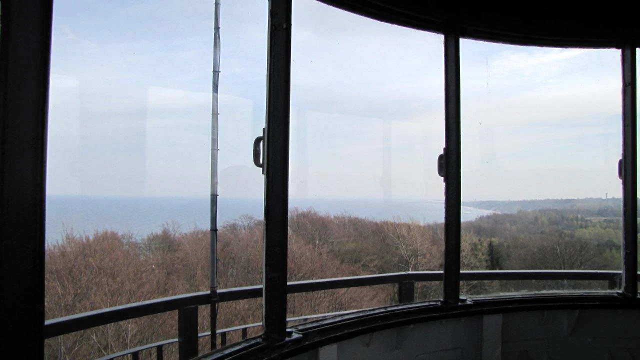 Widok ze szczytu latarni