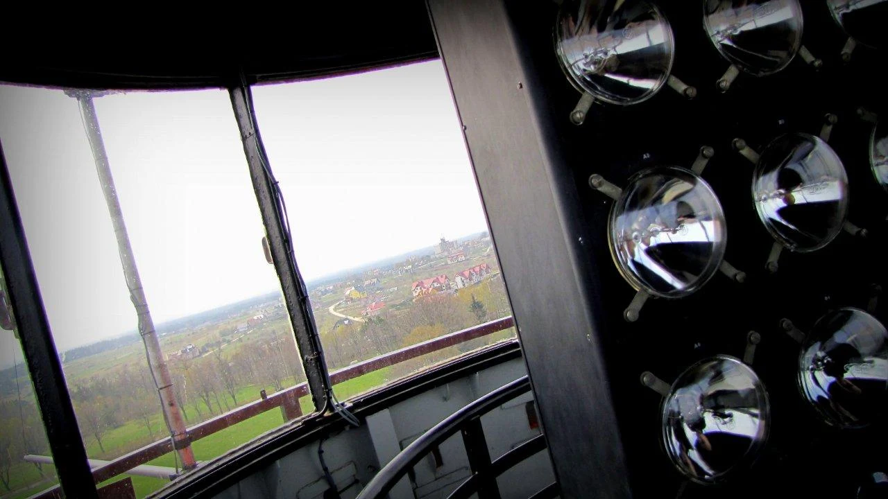 Widok ze szczytu latarni