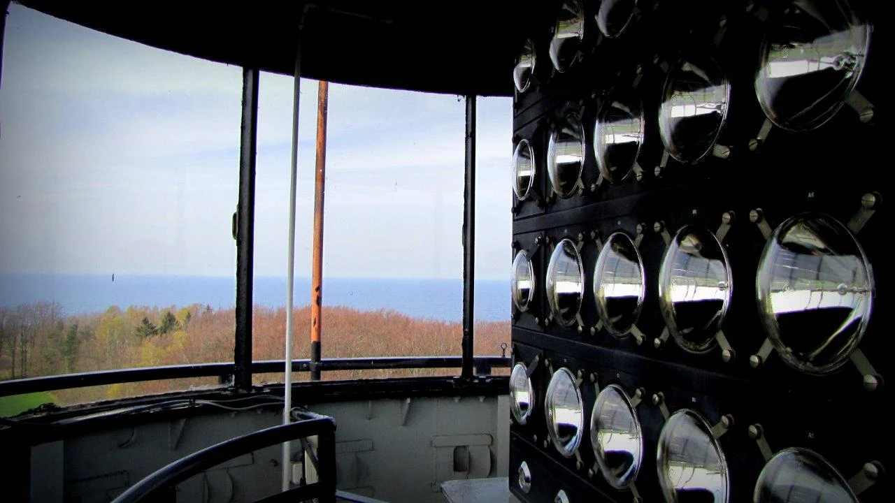 Widok ze szczytu latarni