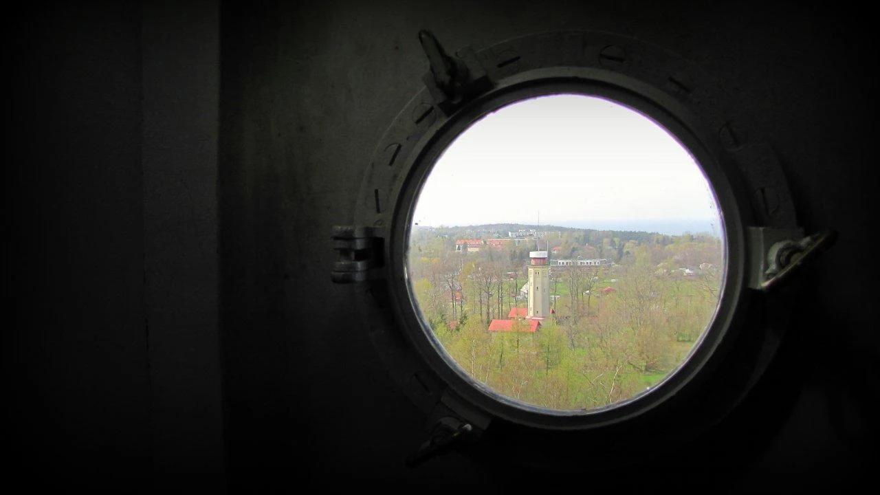 Widok ze szczytu latarni