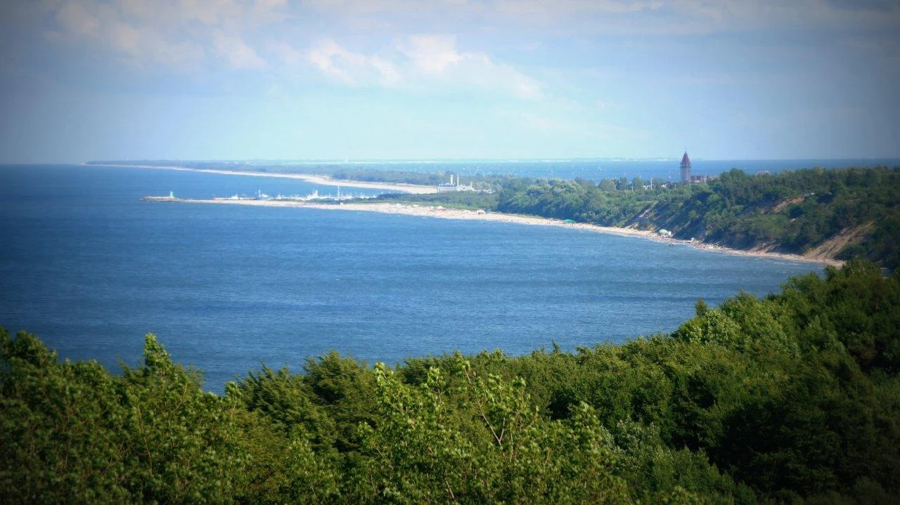 Widok ze szczytu latarni