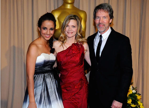 Michelle Pfeiffer z mężem i córką