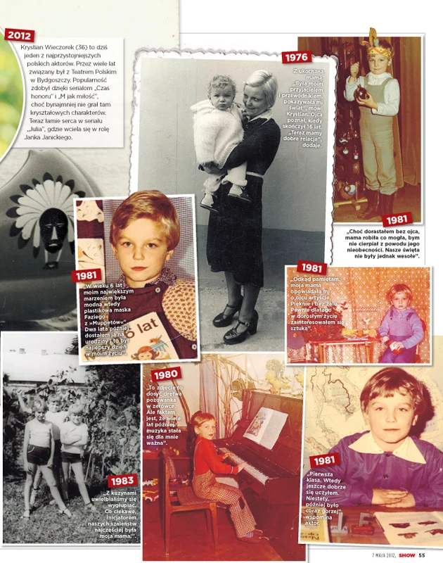 Zdjęcia z dzieciństwa Krystiana Wieczorka Zdjęcia z dzieciństwa Krystiana Wieczorka