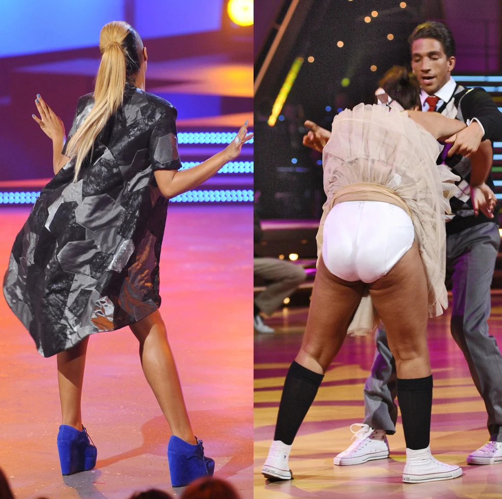 Dla porównania: Patrycja obecnie (L) oraz w listopadzie 2010 r. podczas udziału w "Tańcu z gwiazdami" (P)