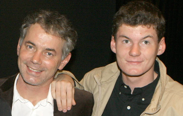 Robert Janowski z synem Makarym