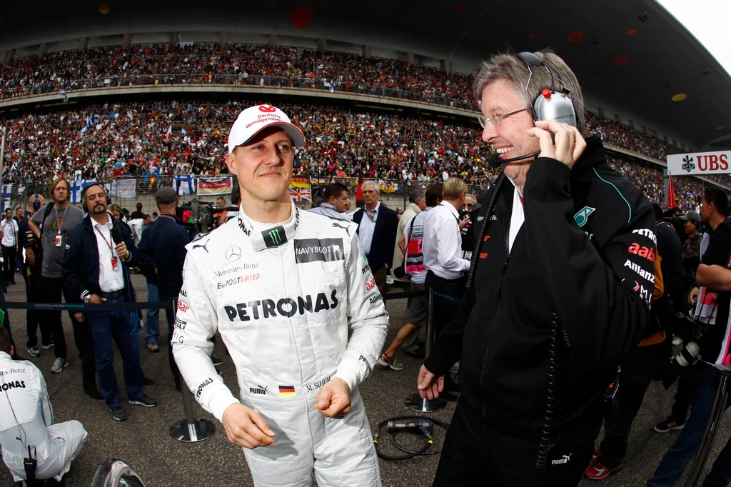 Michael Schumacher i  Ross Brawn 