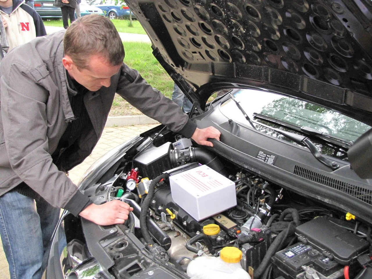 Auto z instalacją, którą wymyślili naukowcy z Lublina Auto z instalacją, którą wymyślili naukowcy z Lublina