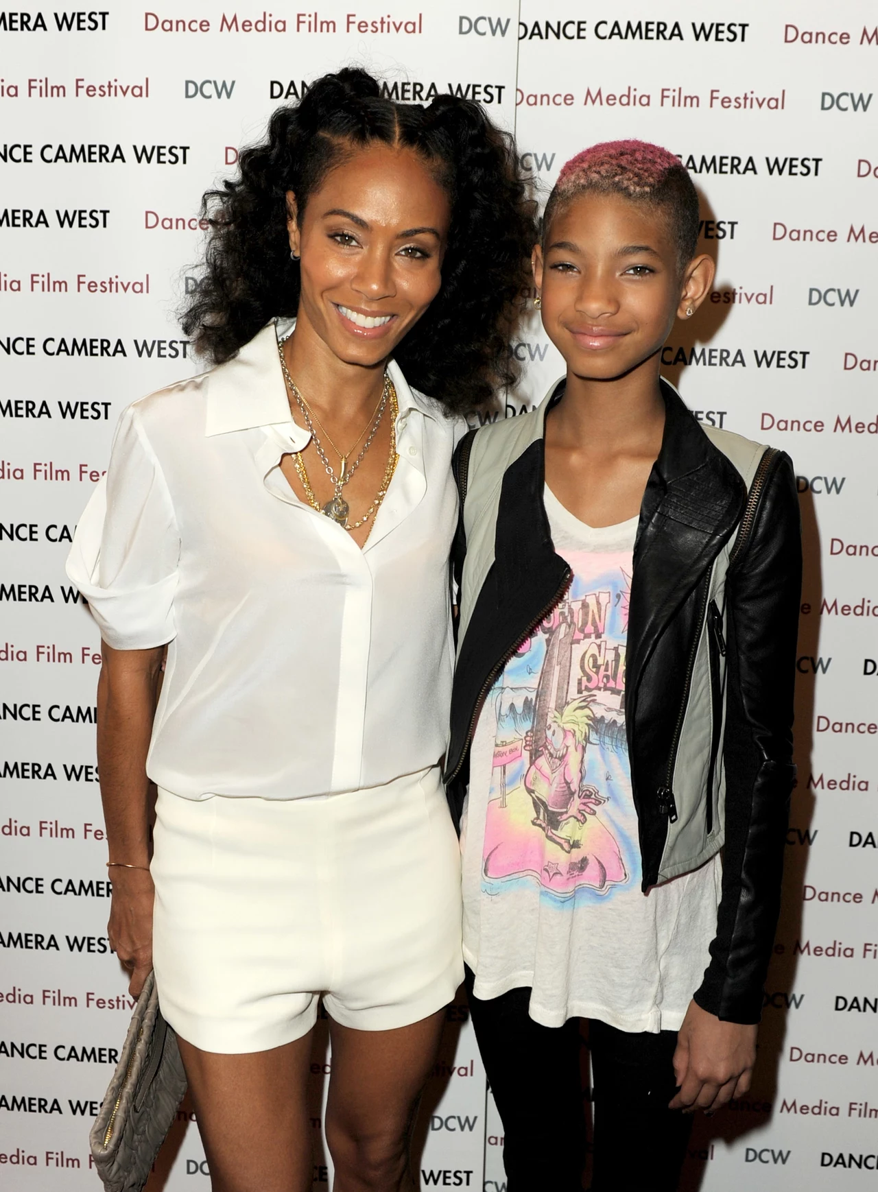 12-letnia Willow Smith z matką Jadą Pinkett Smith 12-letnia Willow Smith z matką Jadą Pinkett Smith