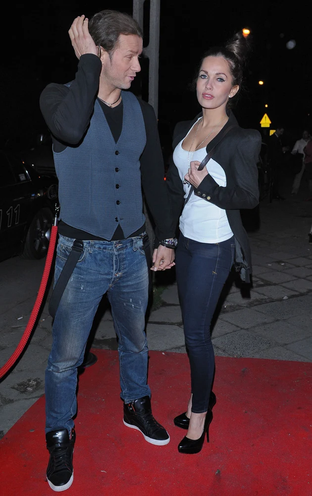 Anna Prus z obecnym partnerem Radkiem Majdanem