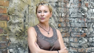 Katarzyna Gniewkowska na spotkaniu z bohaterami serialu "Czas honoru"