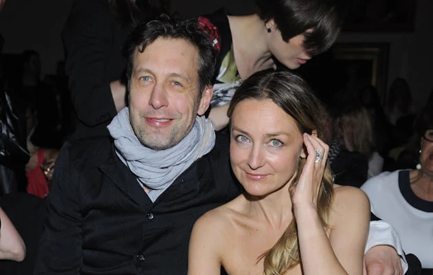 Szymon Majewski z żoną