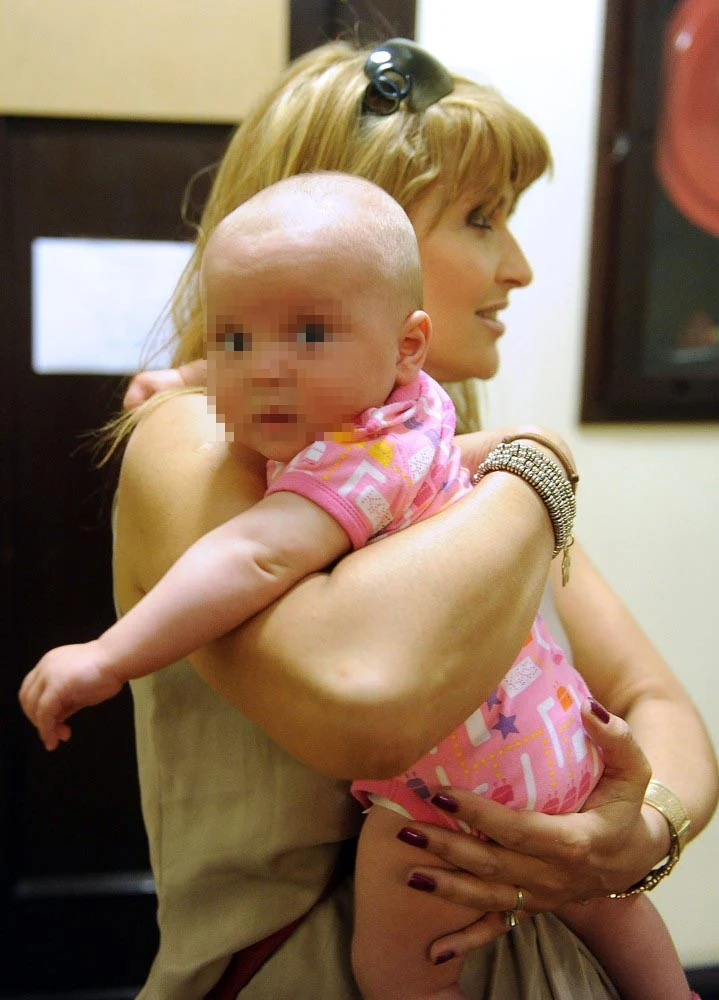 Kasia Skrzynecka z córką Kasia Skrzynecka z córką