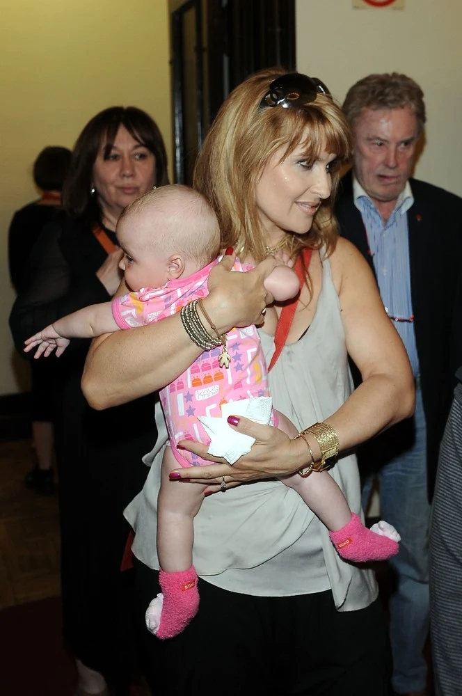 Kasia Skrzynecka z córką Kasia Skrzynecka z córką