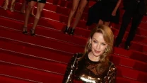 Kylie Minogue w błyszczącej sukni projektu Dolce&Gabbana