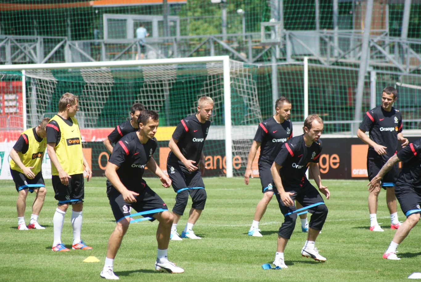 Polska reprezentacja podczas treningu w Lienz