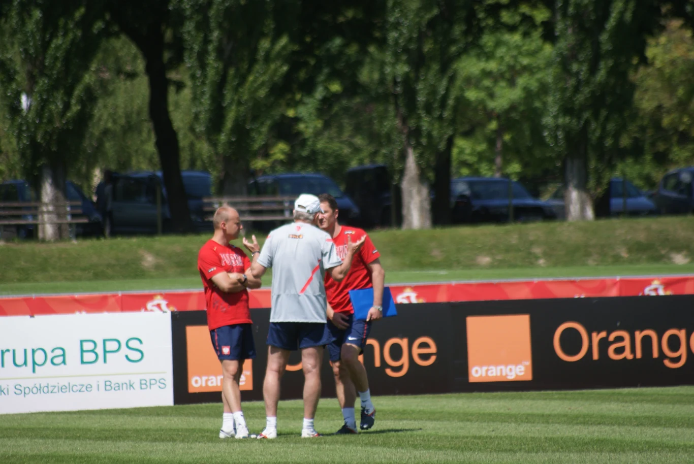 Polska kadra podczas treningu w Lienz