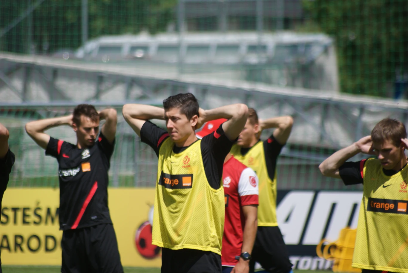 Reprezentacja narodowa podczas zgrupowania w Lienz 