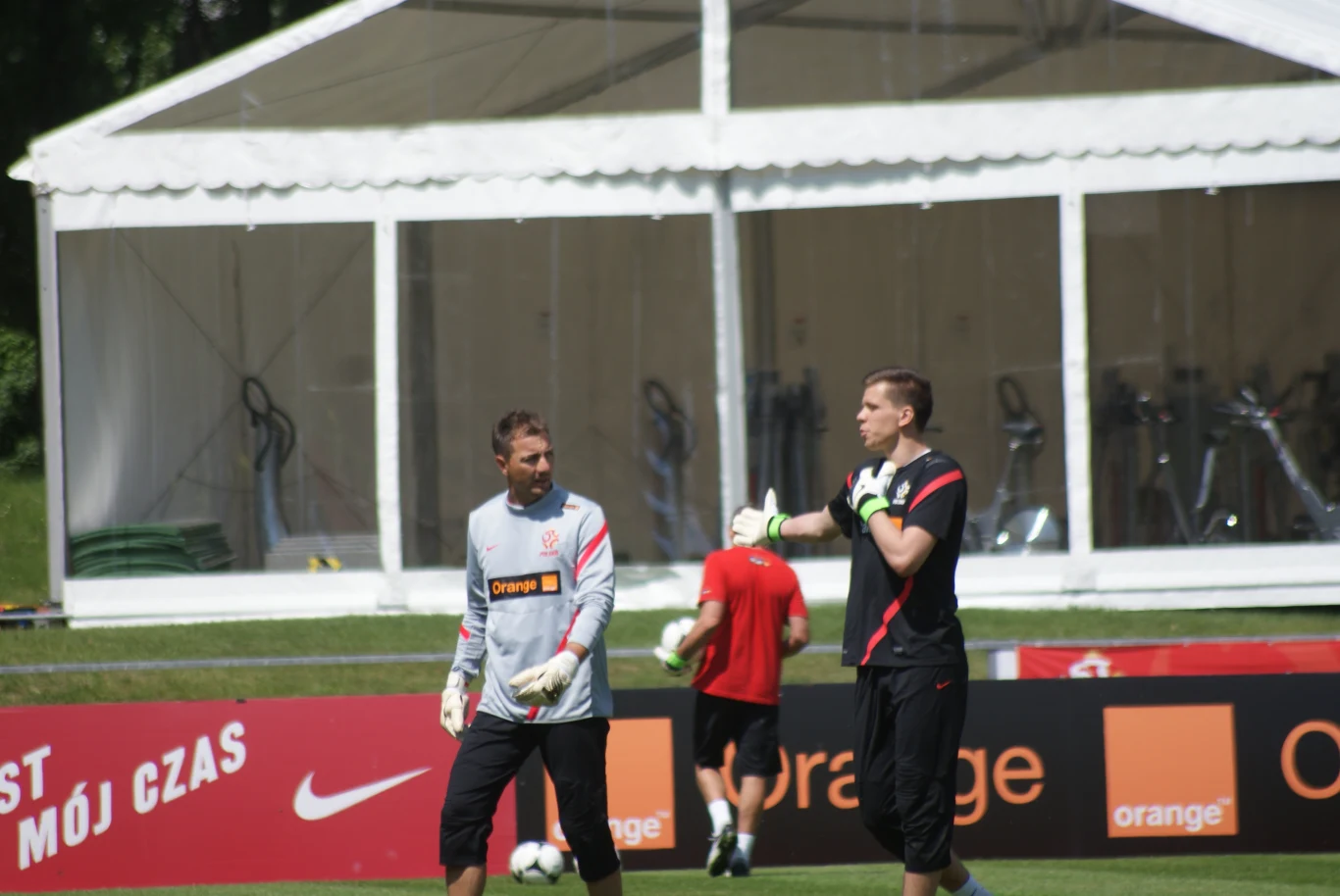 Polska reprezentacja podczas treningu do Euro 2012