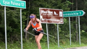 Trenująca Justyna Kowalczyk