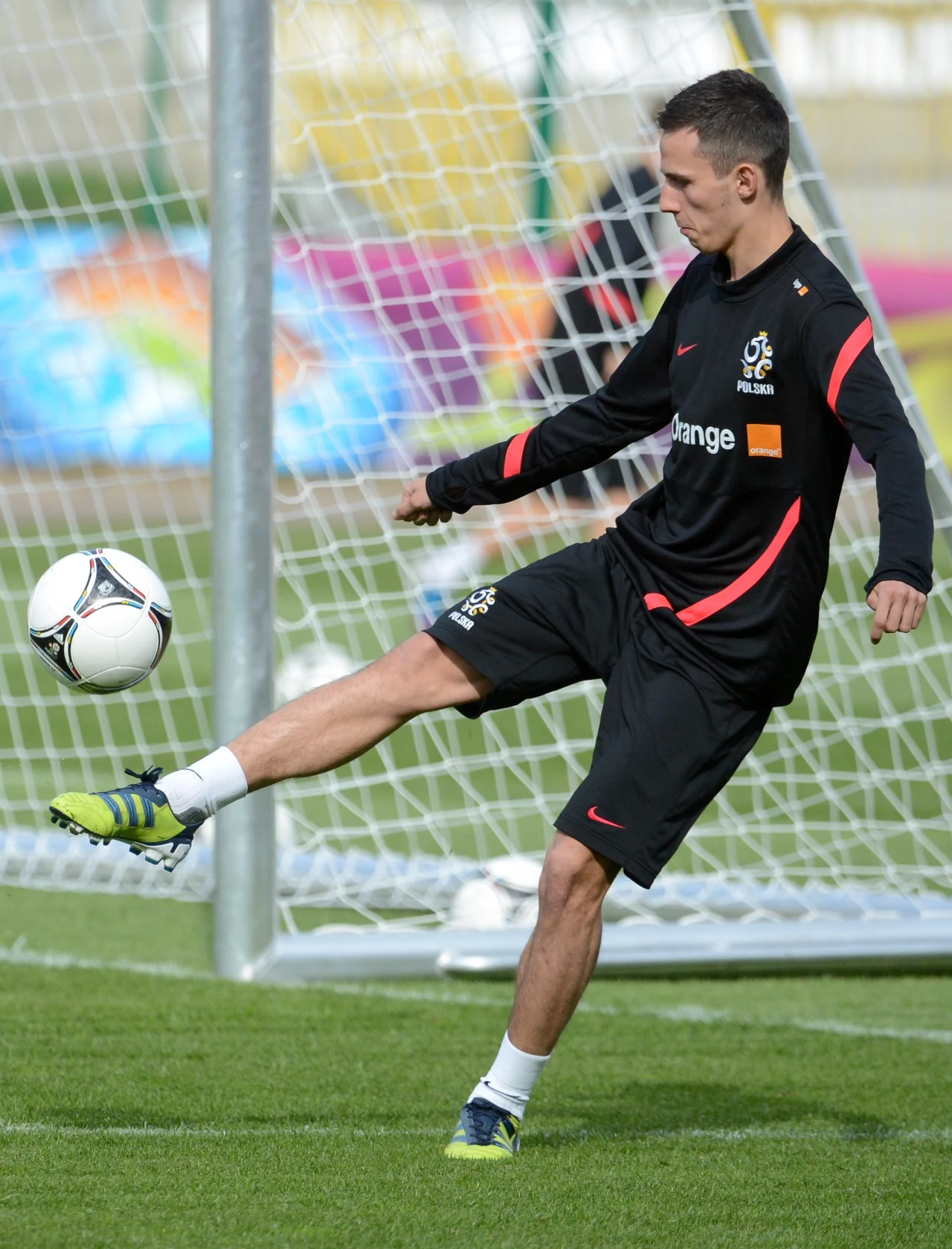 Podopieczni Franciszka Smudy w komplecie uczestniczyli w zajęciach. Na zdjęciu Rafał Wolski