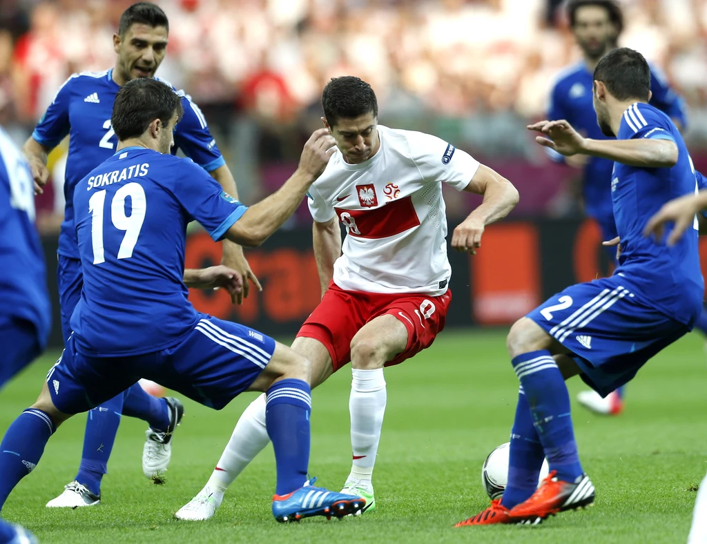 Robert Lewandowski i Sokratis Papastathopoulos Robert Lewandowski i Sokratis Papastathopoulos