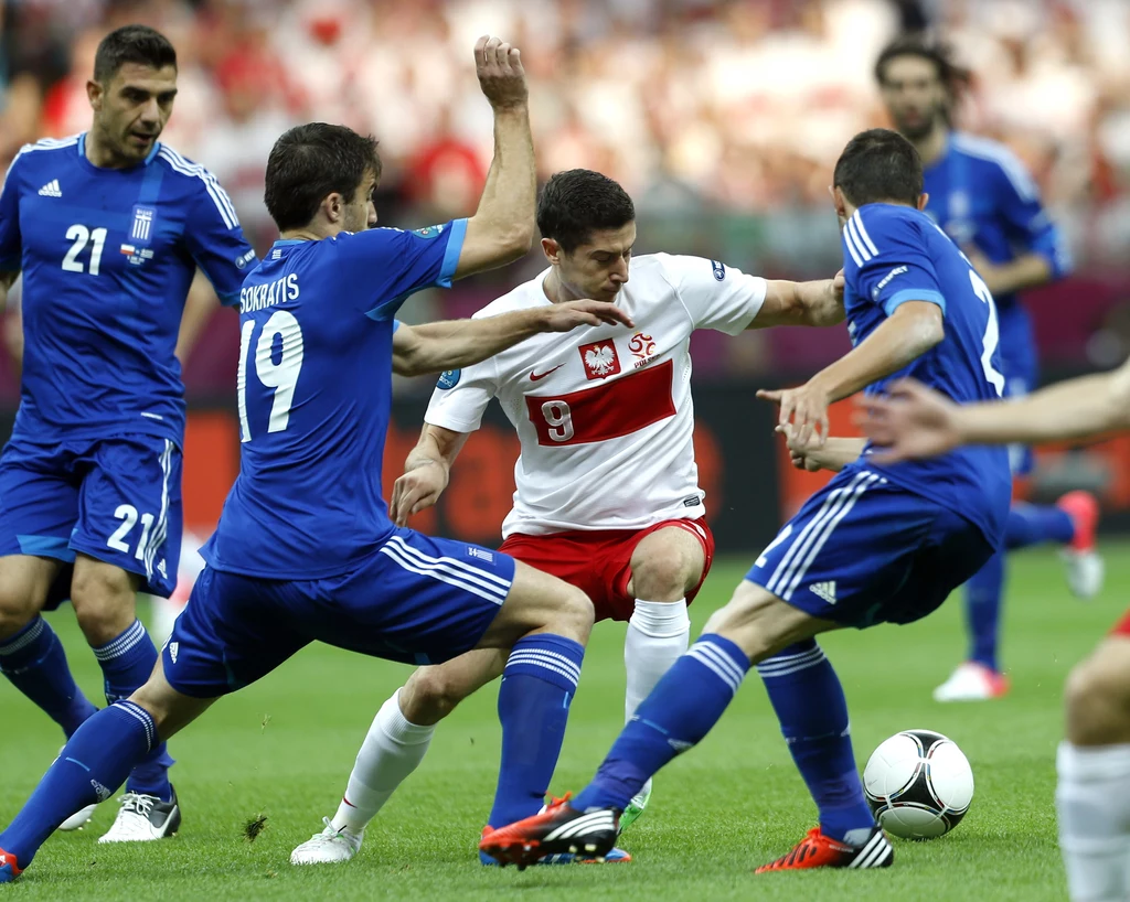 Robert Lewandowski i Sokratis Papastathopoulos Robert Lewandowski i Sokratis Papastathopoulos