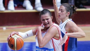 Agnieszka Szott (z lewej) zdobyła w meczu z Niemkami dwa punkty.
