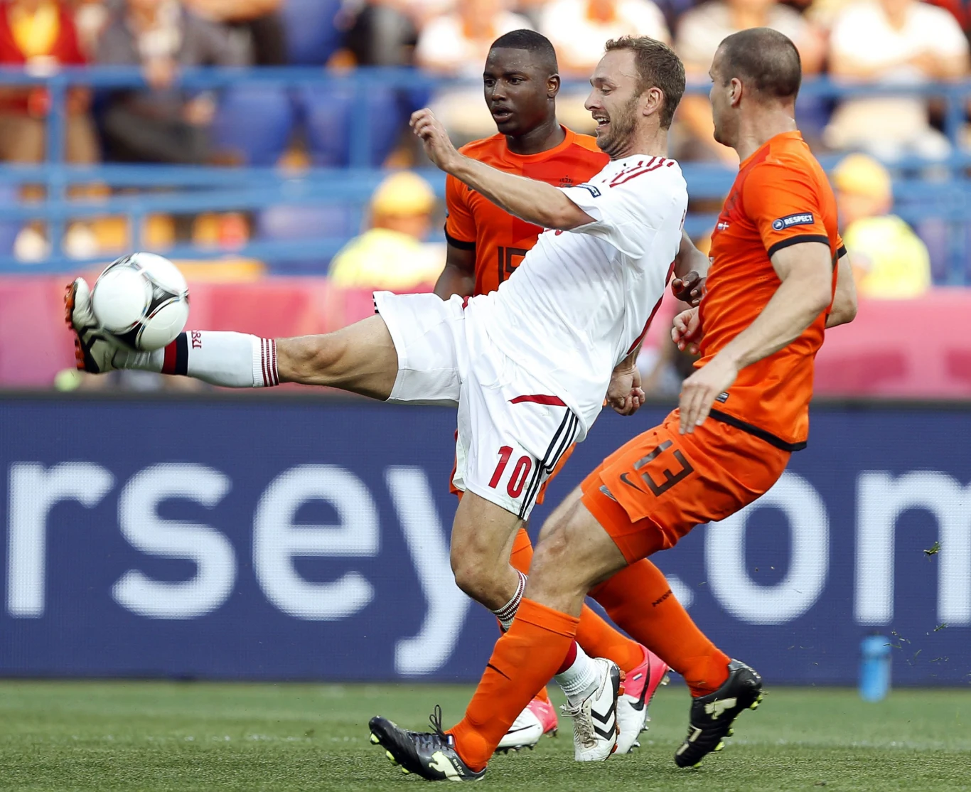 Dennis Rommedahl, Jetro Willems i Ron Vlaar 