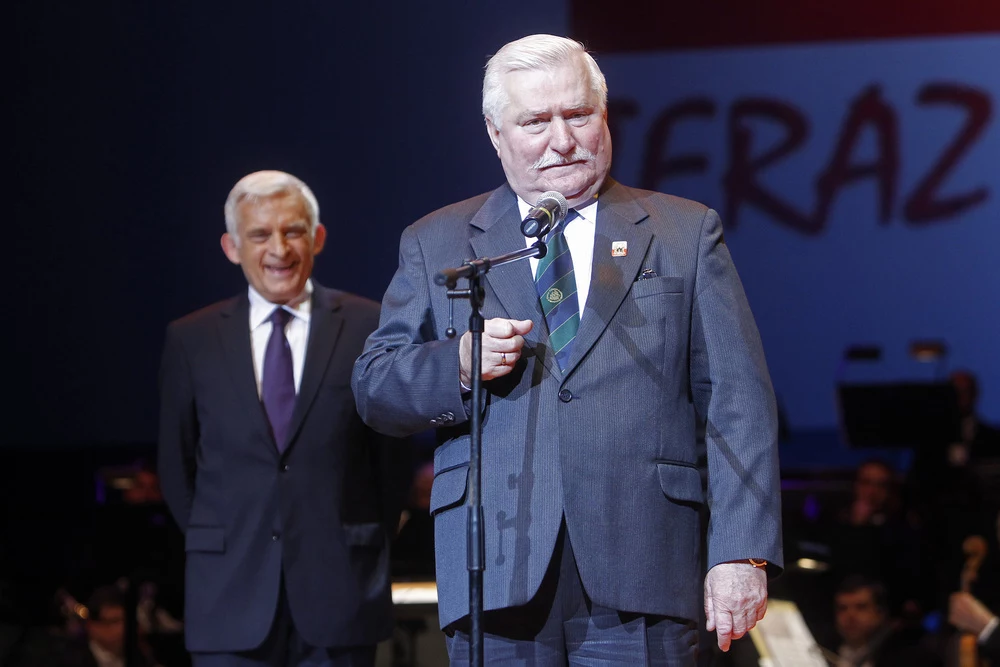 Jerzy Buzek, Lech Wałęsa Jerzy Buzek, Lech Wałęsa