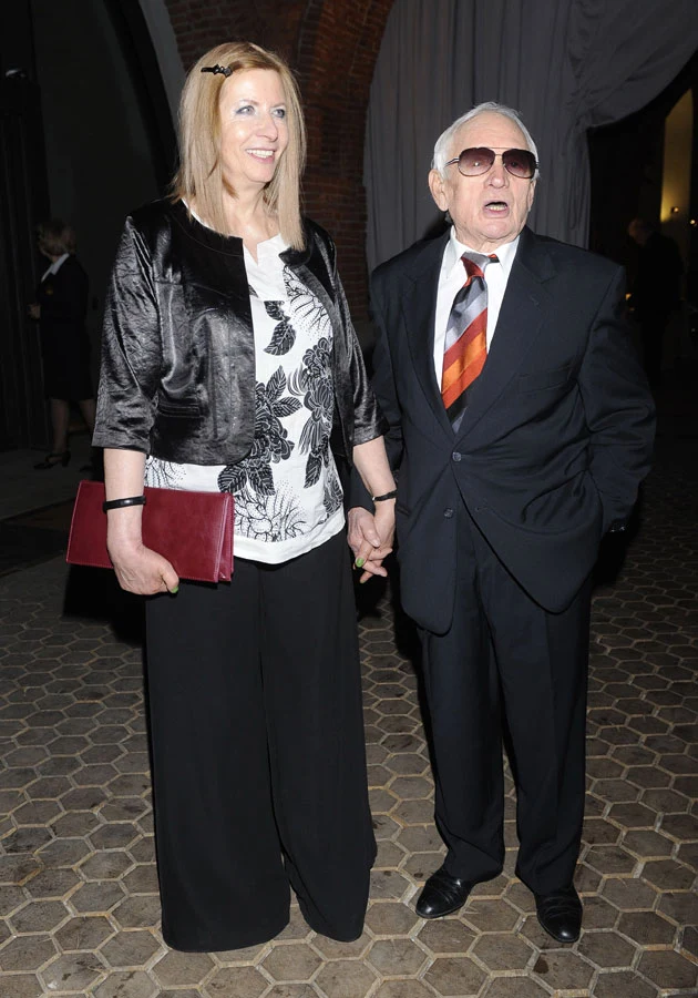 Witold Pyrkosz z żoną Witold Pyrkosz z żoną