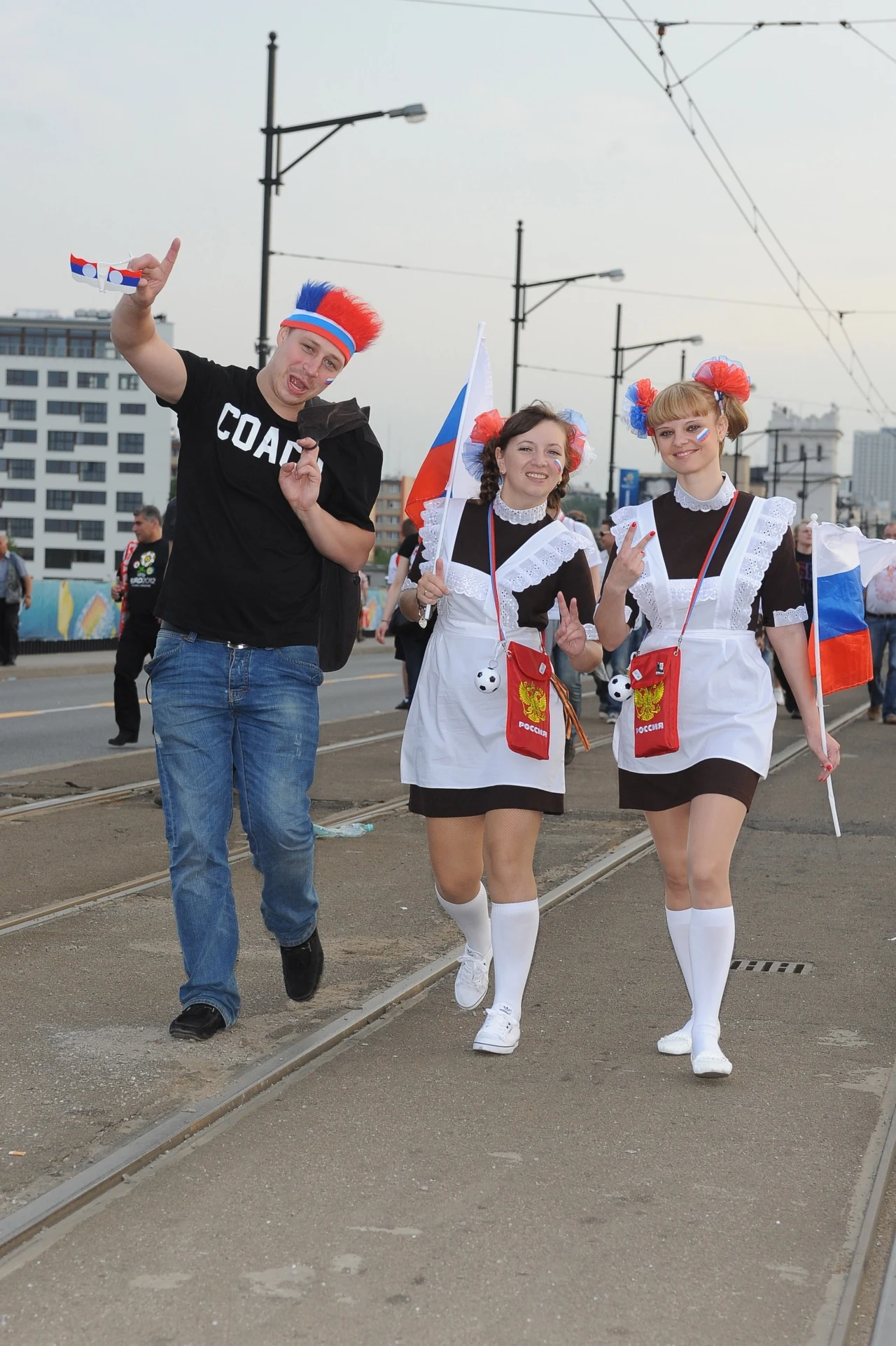 Kibice drużyny rosyjskiej Kibice drużyny rosyjskiej