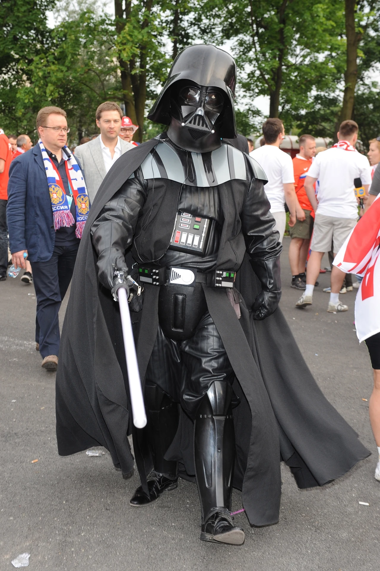 Lord Vader przybył na Euro 2012 Lord Vader przybył na Euro 2012