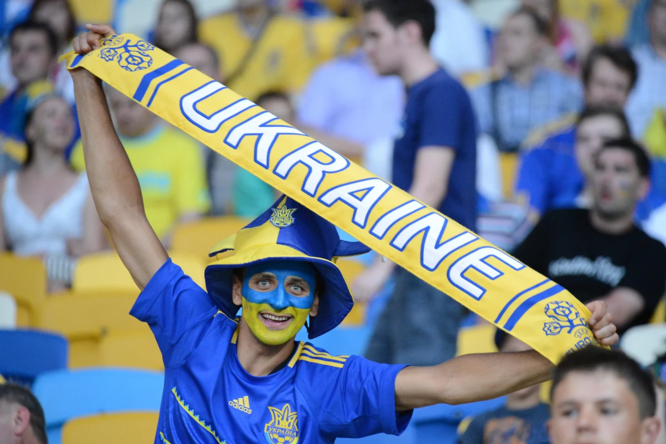 Fan reprezentacji Ukrainy