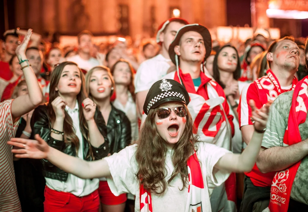 Szał w warszawskiej strefie kibica Szał w warszawskiej strefie kibica