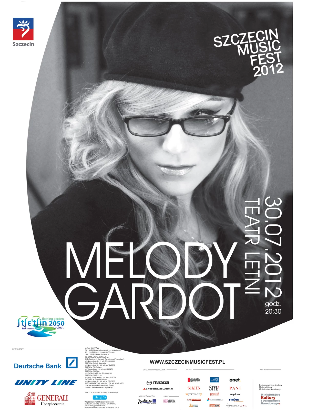 W Szczecinie Melody Gardot wystapi 30 lipca W Szczecinie Melody Gardot wystapi 30 lipca