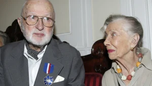 Gustaw Lutkiewicz z żoną Wiesławą Mazurkiewicz