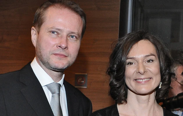 Artur Żmijewski z żoną Artur Żmijewski z żoną