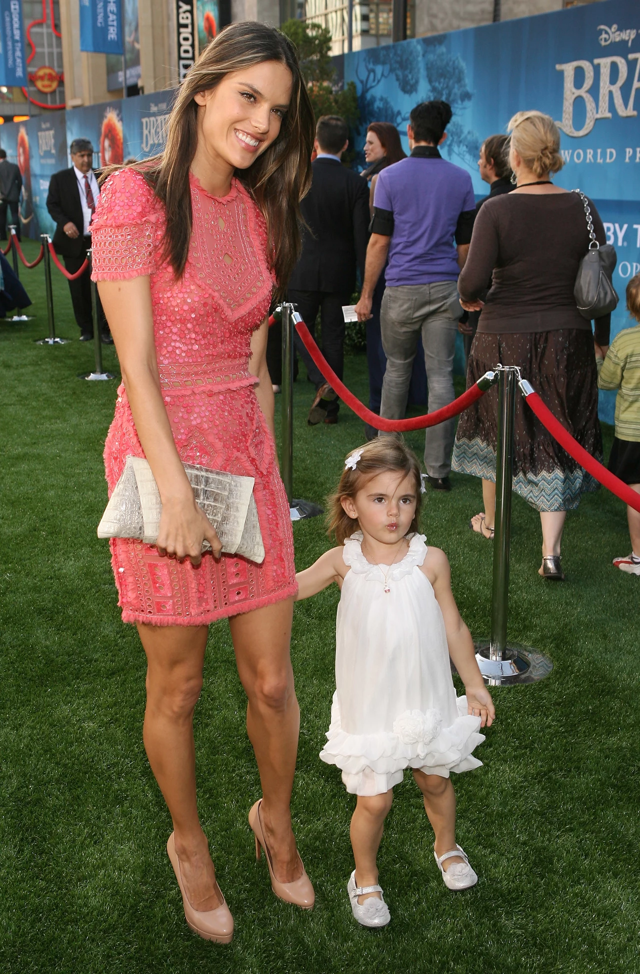 Alessandra Ambrosio z córką Anją Alessandra Ambrosio z córką Anją