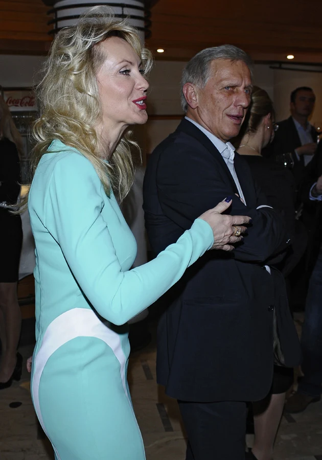 Jan Englert z żoną Beatą Ścibakówną