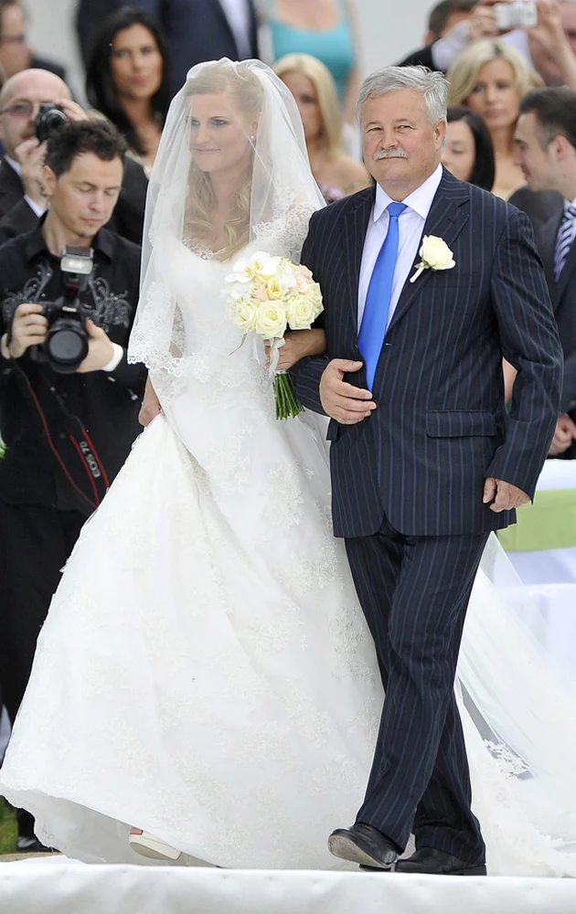 Dominika Tajner z ojcem Apoloniuszem